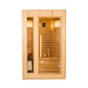 Sauna de maison en bois traditionnel finlandais 2 places avec poêle de 3.5 kW Zen 2 Vente