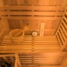 Sauna de maison en bois traditionnel finlandais 2 places avec poêle de 3.5 kW Zen 2 Catalogue