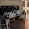 Sauna domestique finlandais 2 places en bois poêle électrique 4.5 kW Zen 2 Choix