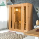 Sauna finlandais en bois 3 places de chez moi cuisinière électrique 3.5 kW Zen 3 Vente