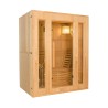 Houten Finse sauna voor 3 personen met elektrische kachel 3,5 kW Zen 3 Aanbieding