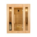 Sauna finlandais en bois 3 places de chez moi cuisinière électrique 3.5 kW Zen 3 Offre
