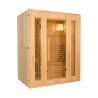 Sauna finlandais 3 places de maison en bois poêle électrique 4.5 kW Zen 3 Promotion