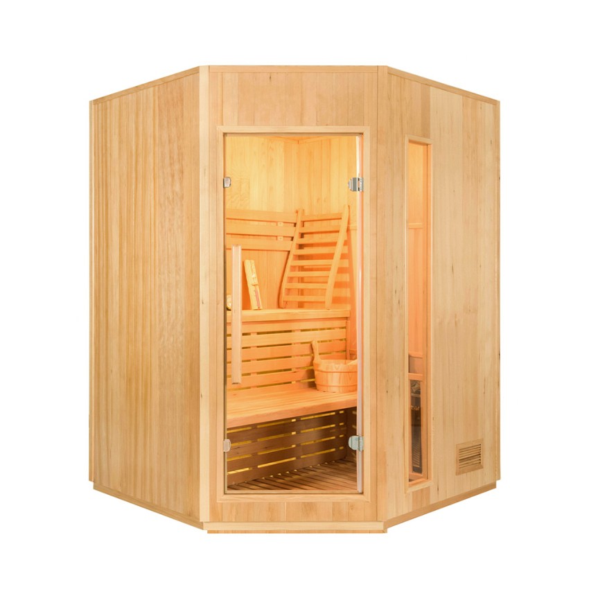 Poêle électrique d'angle pour sauna domestique finlandais 3 places 4.5 kW Zen 3C Promotion