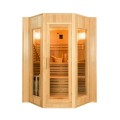 Sauna finlandais traditionnel 4 places de maison en bois poêle électrique Zen 4 Promotion