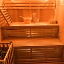 Zen 4 Sauna domestique traditionnel finlandais 4 places poêle à bois 8 kW Réductions