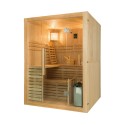 Sauna finlandais traditionnel 4 places en bois de poêle domestique 4.5 kW Sense 4 Offre