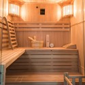 Sauna finlandais traditionnel 4 places en bois de poêle domestique 4.5 kW Sense 4 Réductions