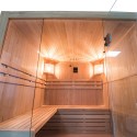 Sauna finlandais traditionnel 4 places en bois de poêle domestique 6 kW Sense 4 Modèle