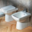 Siège de toilette blanc pour salle de bain sanitaire Geberit Selnova Remises
