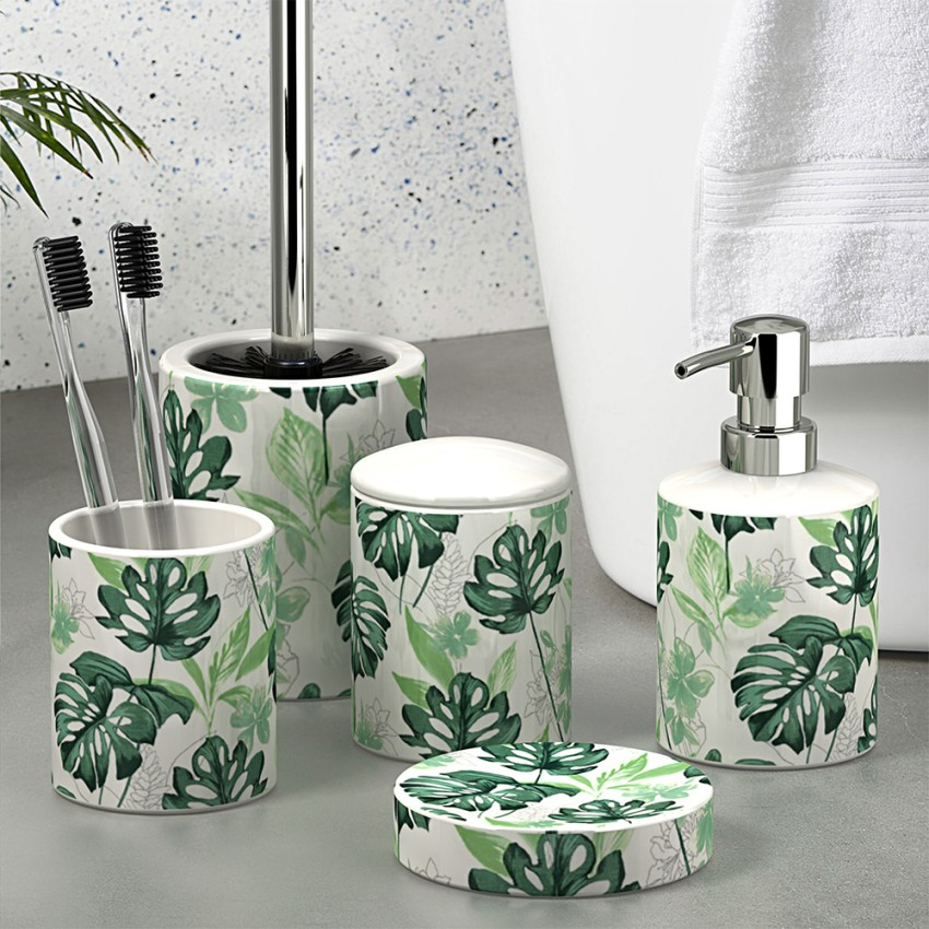 Omgaan Sicilië nog een keer Gardena badkamer accessoire set tandenborstel houder toiletborstel houder  toiletborstel dispenser