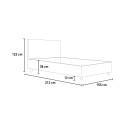 Frans tweepersoonsbed 140x200 modern design container Sunny F 