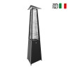 Poêle à gaz mobile chauffage extérieur forme pyramidal pour bar de restaurant Falò Evo 
