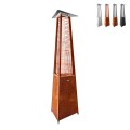 Poêle à gaz méthane chauffage pyramidal pour l'extérieur des bars restaurants clubs hotels Falò Evo Promotion