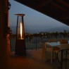 Falò Evo Pyramidale Verwarmingskachel Aardgas Buiten Café Restaurant 