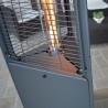 Poêle à gaz méthane chauffage pyramidal pour l'extérieur des bars restaurants clubs hotels Falò Evo 