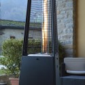 Poêle à gaz méthane chauffage pyramidal pour l'extérieur des bars restaurants clubs hotels Falò Evo 
