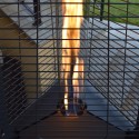 Poêle à gaz méthane chauffage pyramidal pour l'extérieur des bars restaurants clubs hotels Falò Evo 