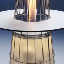 Table basse ronde Ø 80 cm pour poêle à gaz chauffage extérieur DolceVita Promotion