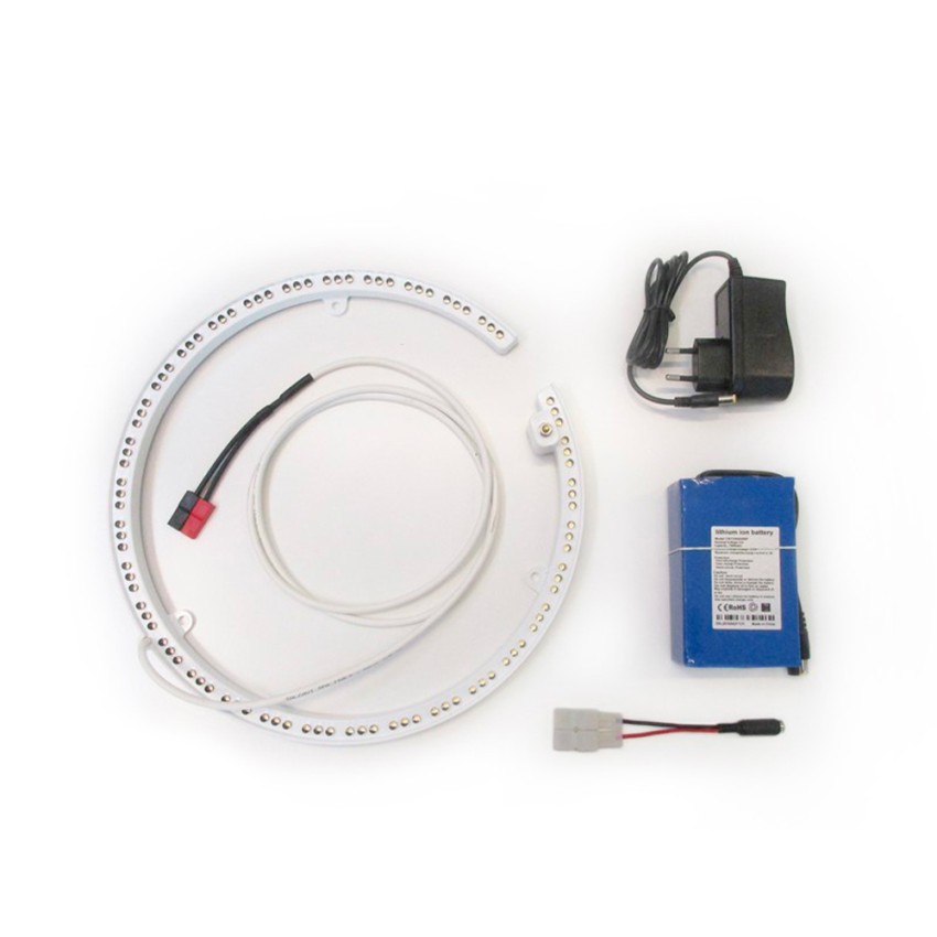Kit d'éclairage LED électrique batterie lithium pour poêle à gaz chauffage externe DolceVita Promotion Kit d'éclairage LED électrique batterie lithium pour poêle à gaz chauffage externe DolceVita Promotion