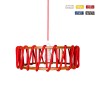 Hanglamp plafond Macaron stoffen koordlampenkap D45 Aanbod