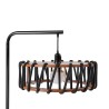 Lampadaire sur pied design moderne LED avec abat-jour en corde Macaron DF45 