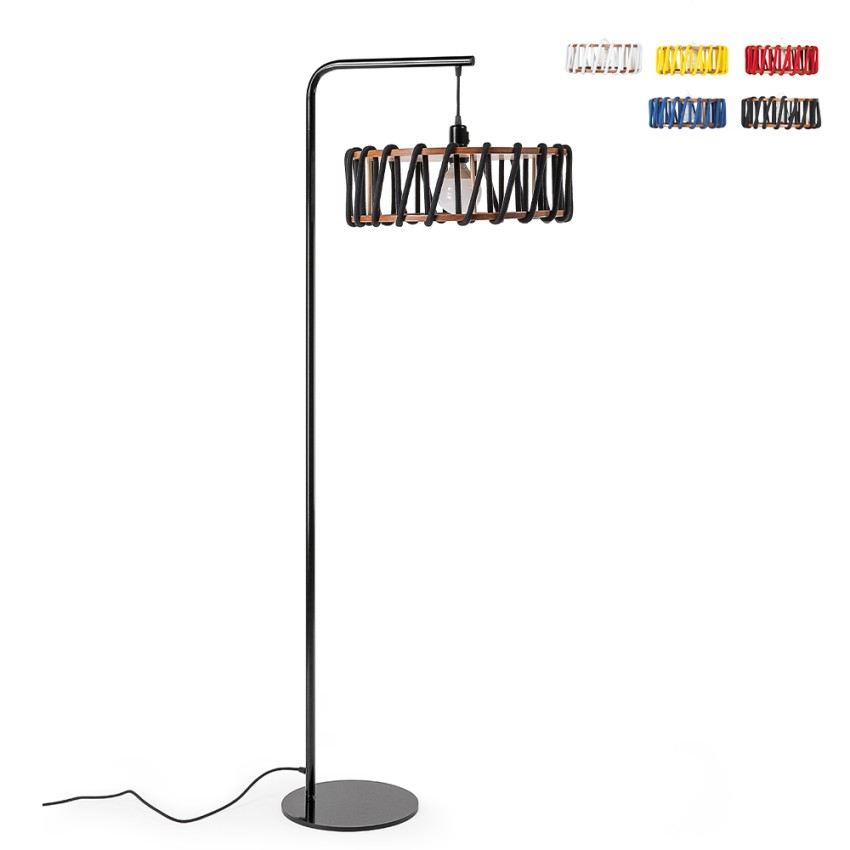 Moderne design vloerlamp met stoffen kap Macaron DF45 Aanbieding Moderne design vloerlamp met stoffen kap Macaron DF45 Aanbieding