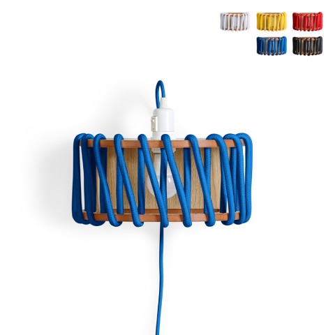 Lampe Mural abat-jour corde en tissu Macaron DW30 Promotion