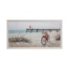 Tableau Moderne Peinture toile jetée de plage peint à la main sur toile cadre 60 × 120 cm W628 Remises