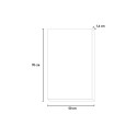 Fotoprint op canvas poster stad Milaan met lijst 50x70cm Unika 0011 Korting
