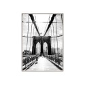 Tableau décoratif moderne photographique pont noir et blanc cadre 50 × 70 cm Unika 0030 Vente