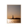 Fotoprint zonsondergang Vrijheidsbeeld lijst 30x40cm Unika 0031 Verkoop