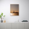 Fotoprint zonsondergang Vrijheidsbeeld lijst 30x40cm Unika 0031 Aanbieding