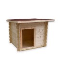 Houten hondenhok voor middelgrote tot kleine honden voor buiten 98x77 h84cm Lilly Korting