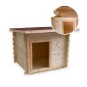 Houten hondenhok voor middelgrote tot kleine honden voor buiten 98x77 h84cm Lilly Aanbod