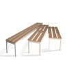 Kleedkamerbank 6 zitplaatsen voor sportschool, zwembad, school 200x37x43cm Sit L Korting