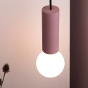 Lampe Suspendue cylindre design minimaliste cuisine restaurant Ila 