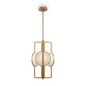 Suspension moderne en métal doré 3 lumières Marbre Maytoni Promotion