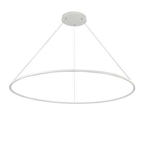Lampe pendante moderne LED en forme de cercle blanc Ø120cm Nola Maytoni Promotion