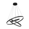 Maytoni Rim LED Hanglamp Zwart - 3 Verstelbare Ringen Aanbod