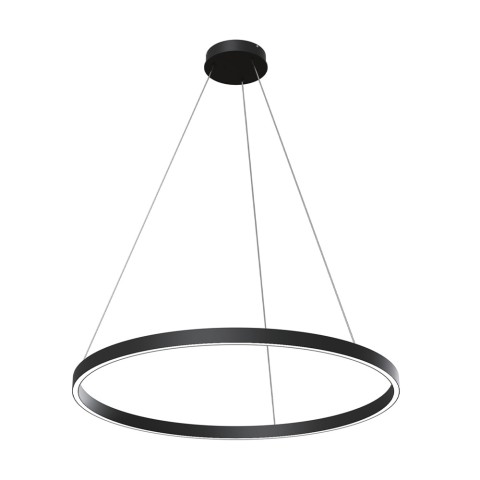 LED hanglamp zwart cirkel Ø 80cm Rim Maytoni Aanbieding