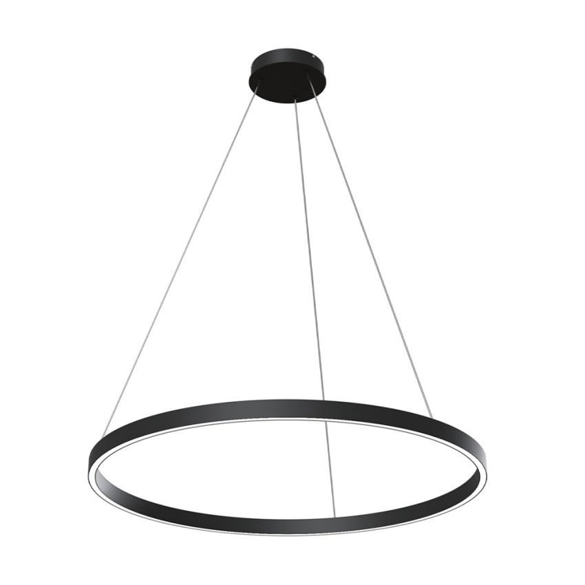 Zwarte LED hanglamp ring Ø 80cm Rim Maytoni Aanbieding