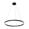 Zwarte LED hanglamp ring Ø 80cm Rim Maytoni Aanbieding