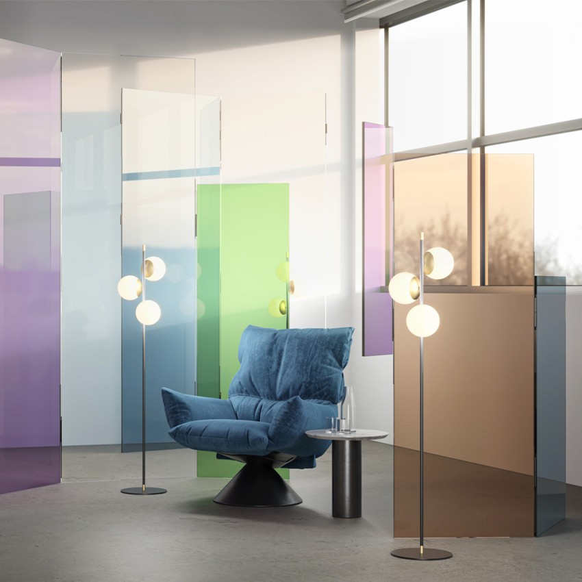 Moderne vloerlamp met 3 bollen Nostalgia Maytoni Aanbieding Moderne vloerlamp met 3 bollen Nostalgia Maytoni Aanbieding