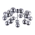 Plafonnier métal chromé sphères en verre fumé Dallas Maytoni Offre