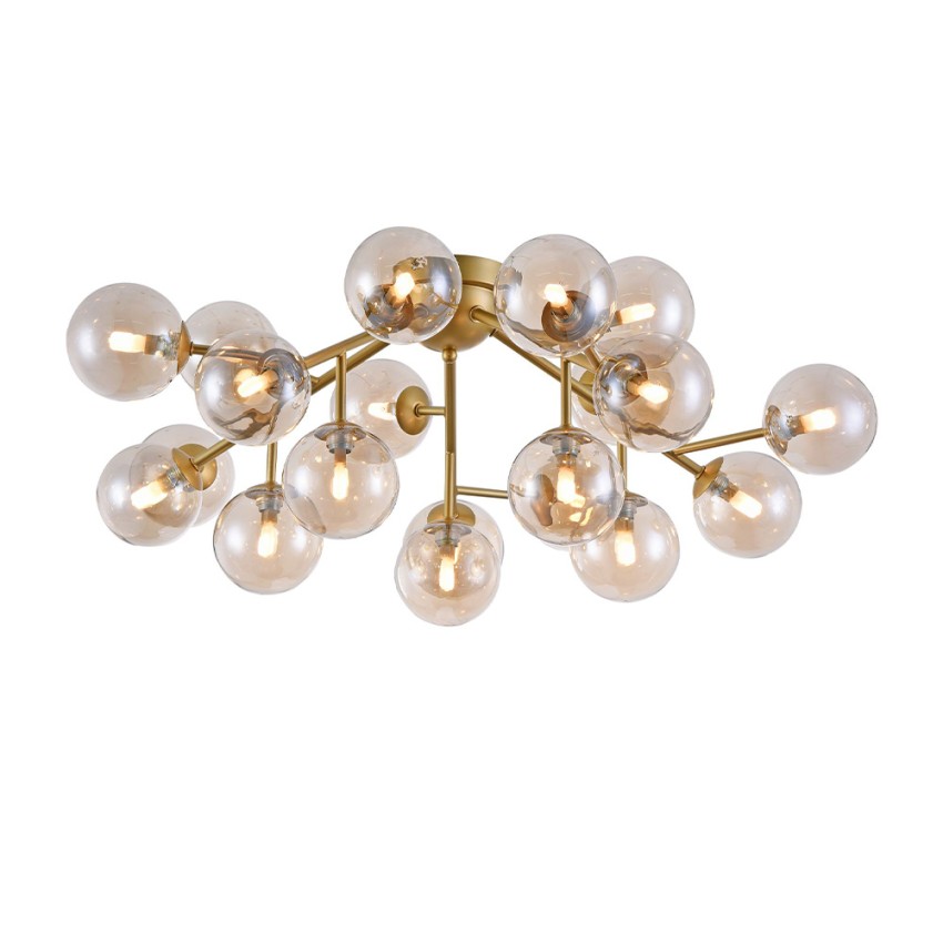 Plafondlamp woonkamer glazen bollen goud metaal Dallas Maytoni Aanbieding Plafondlamp woonkamer glazen bollen goud metaal Dallas Maytoni Aanbieding