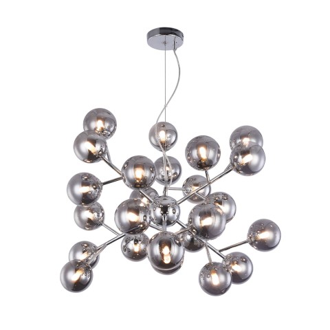 Suspension moderne design sphères en verre chromé Dallas Maytoni Promotion