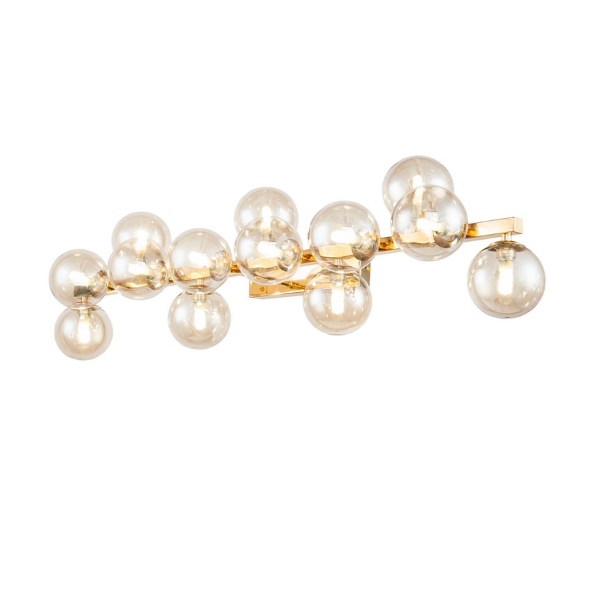Moderne wandlamp goud met glazen bollen Dallas Maytoni Aanbieding Moderne wandlamp goud met glazen bollen Dallas Maytoni Aanbieding
