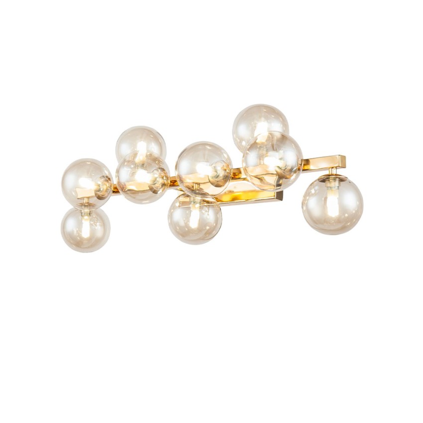 Gouden wandlamp met glazen bollen Dallas Maytoni Aanbieding