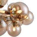 Hangkroonluchter 25 gouden ballen moderne stijl Dallas Maytoni Catalogus